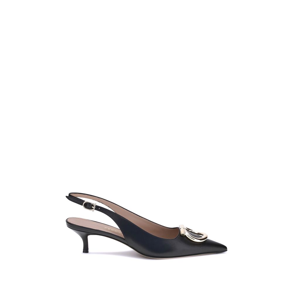 Escarpins à bride arrière Gancini de Ferragamo