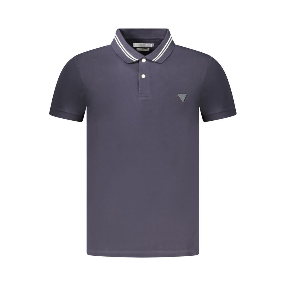 Polo en coton bleu Guess Jeans
