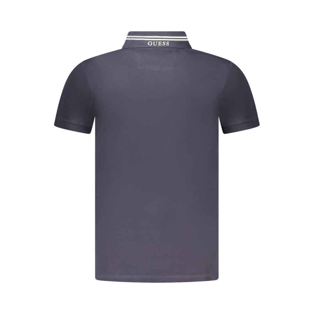 Polo en coton bleu Guess Jeans