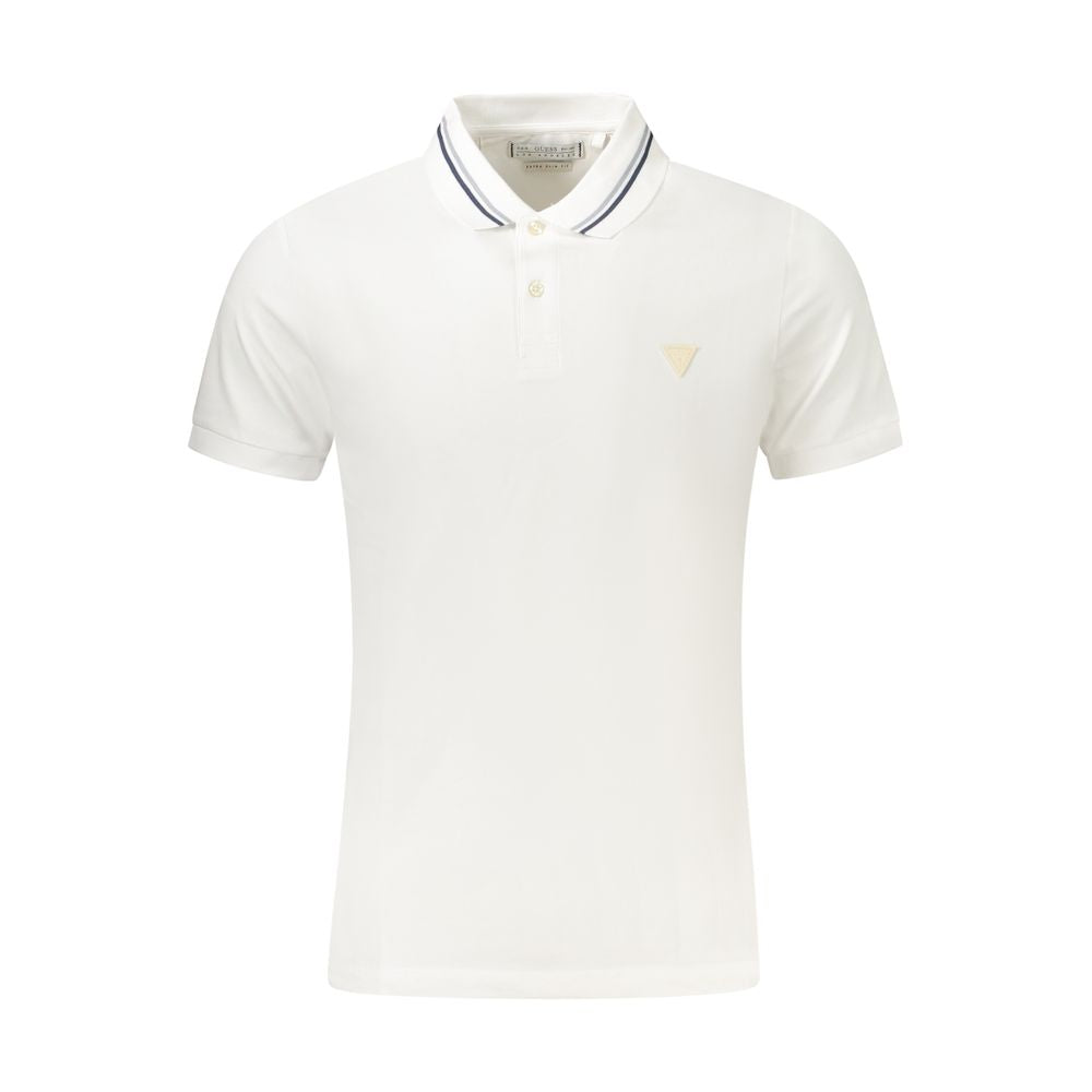 Polo en coton blanc Guess Jeans