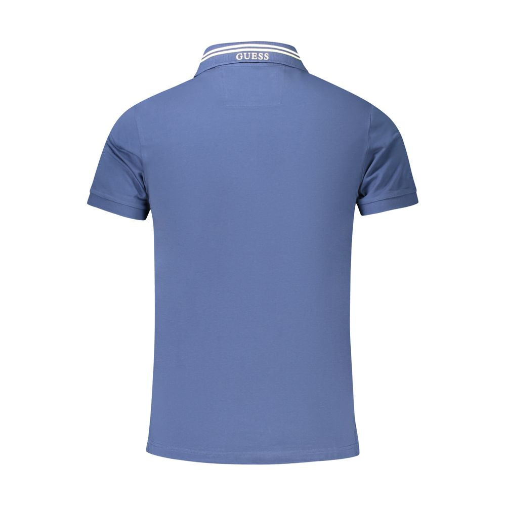 Polo en coton bleu Guess Jeans