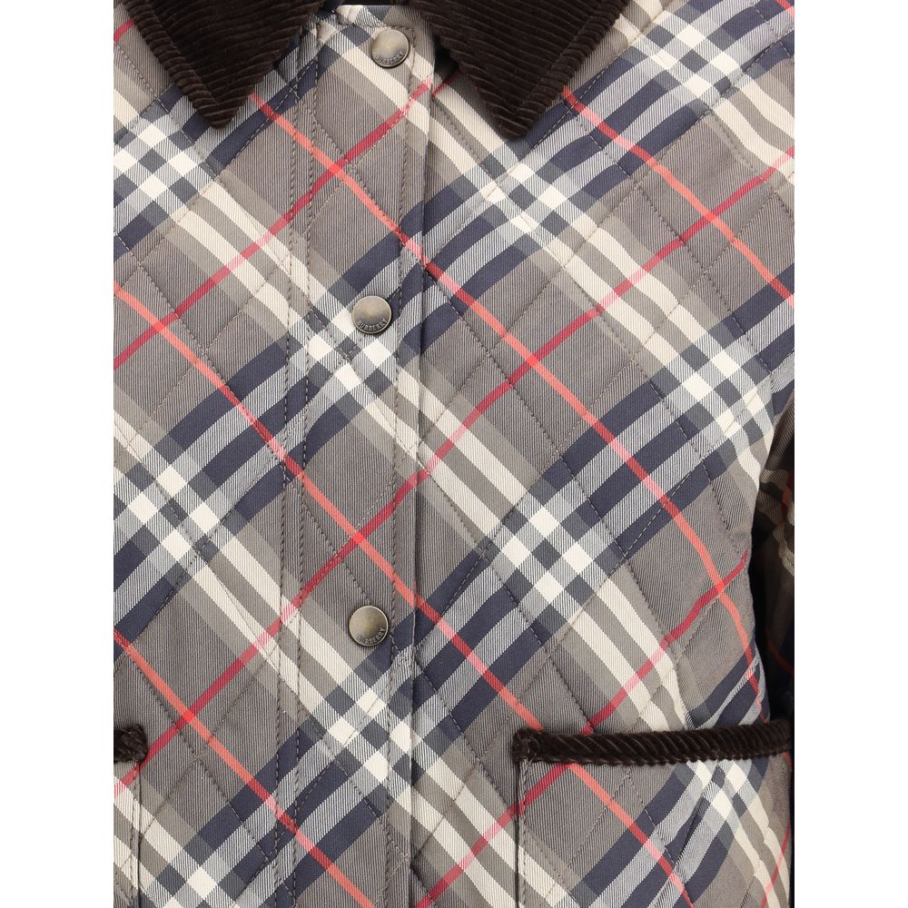 Veste matelassée à carreaux Burberry