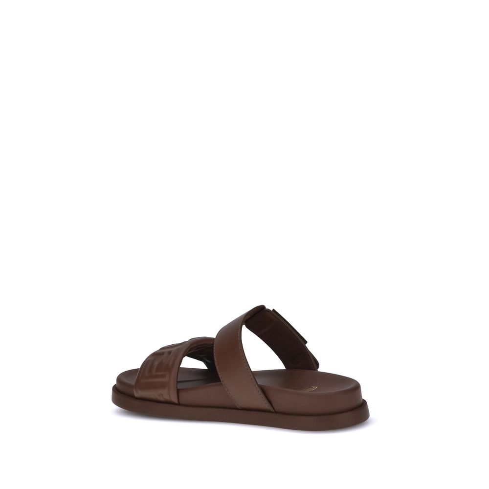 Sandales à logo Fendi