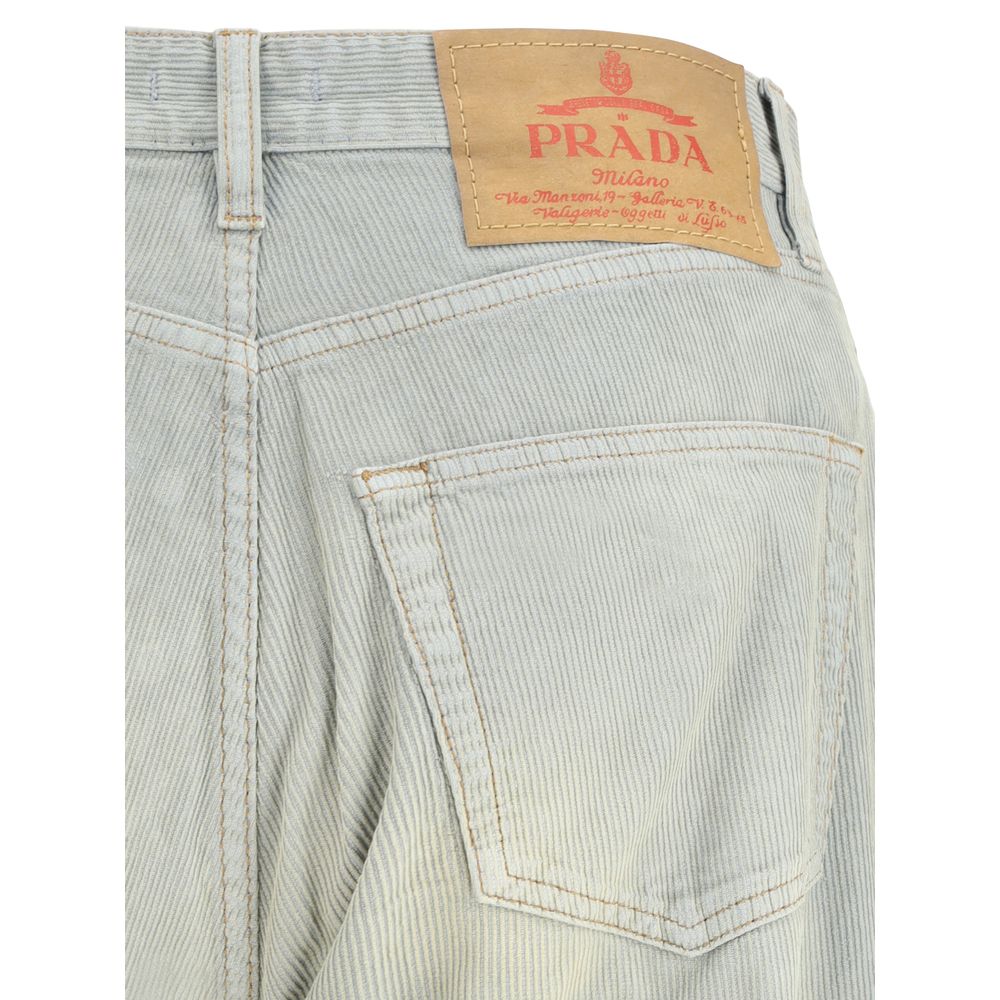 Pantalon en velours Prada