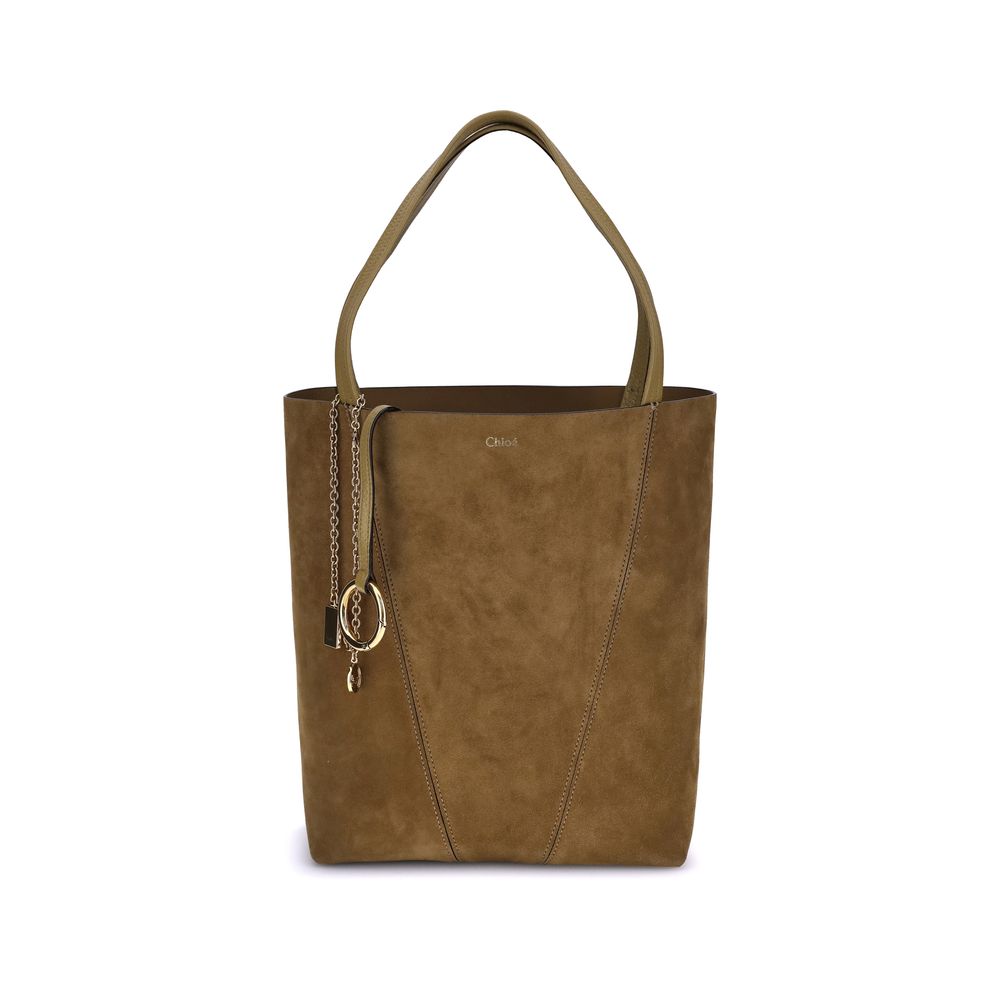 Sac fourre-tout Spin en daim Chloé