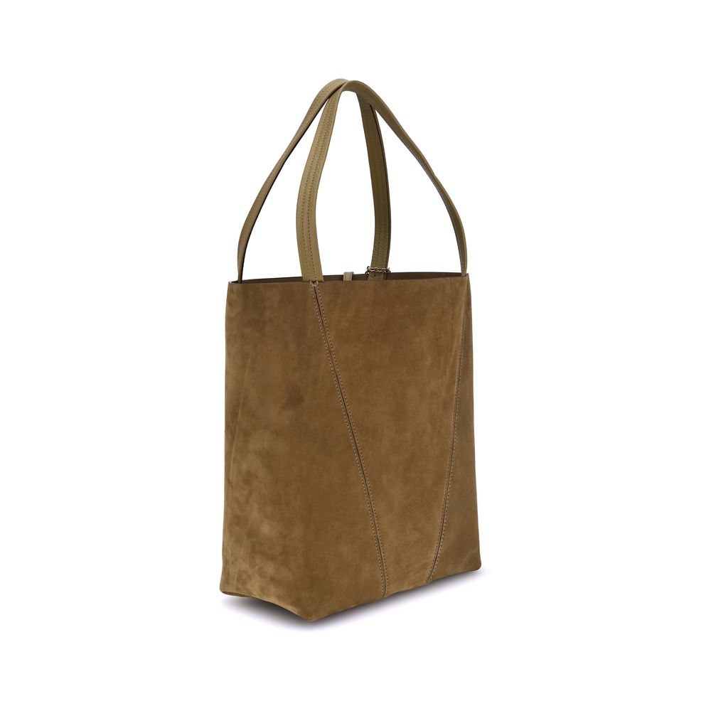 Sac fourre-tout Spin en daim Chloé