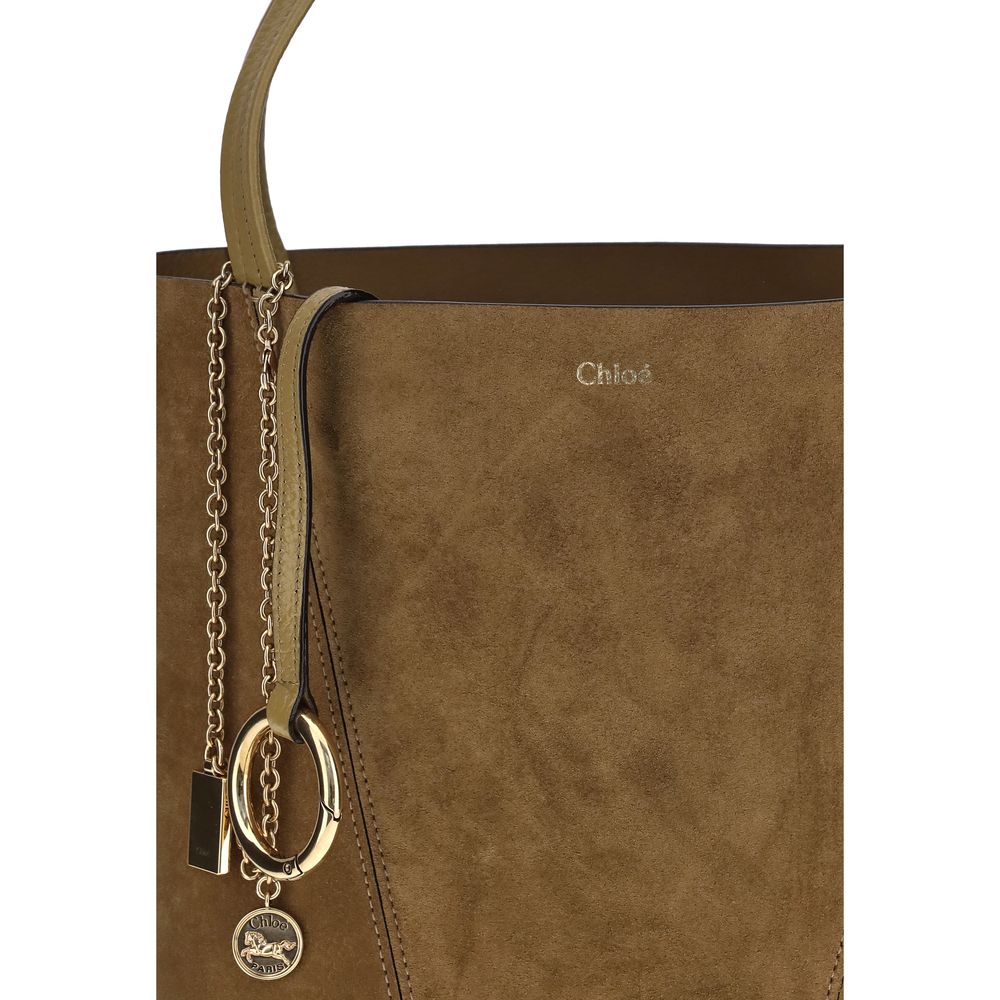 Sac fourre-tout Spin en daim Chloé