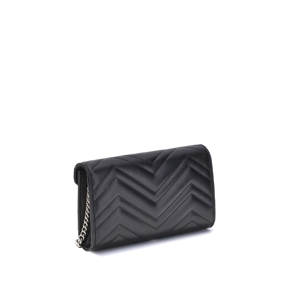 Portefeuille Gucci GG Marmont avec chaîne