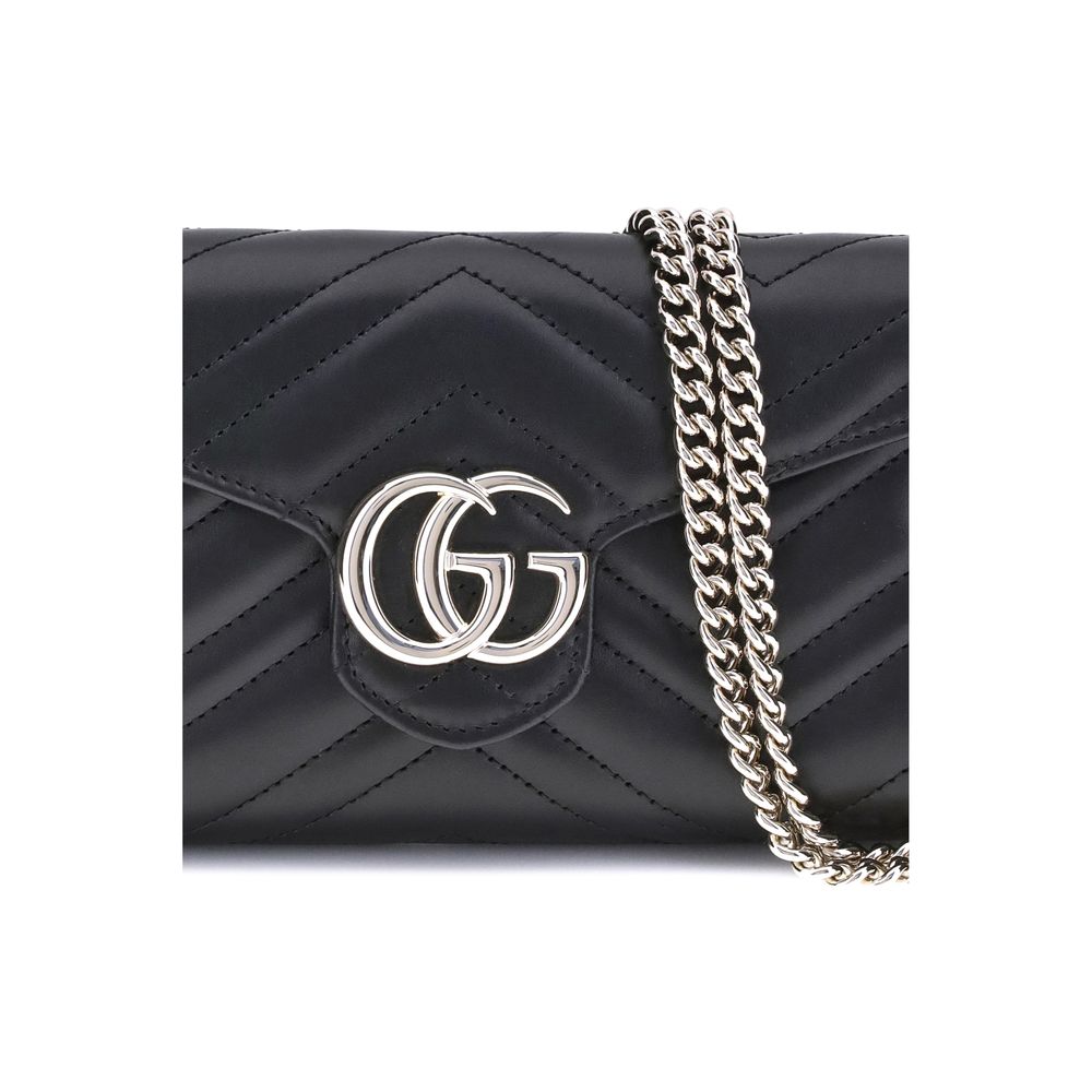 Portefeuille Gucci GG Marmont avec chaîne