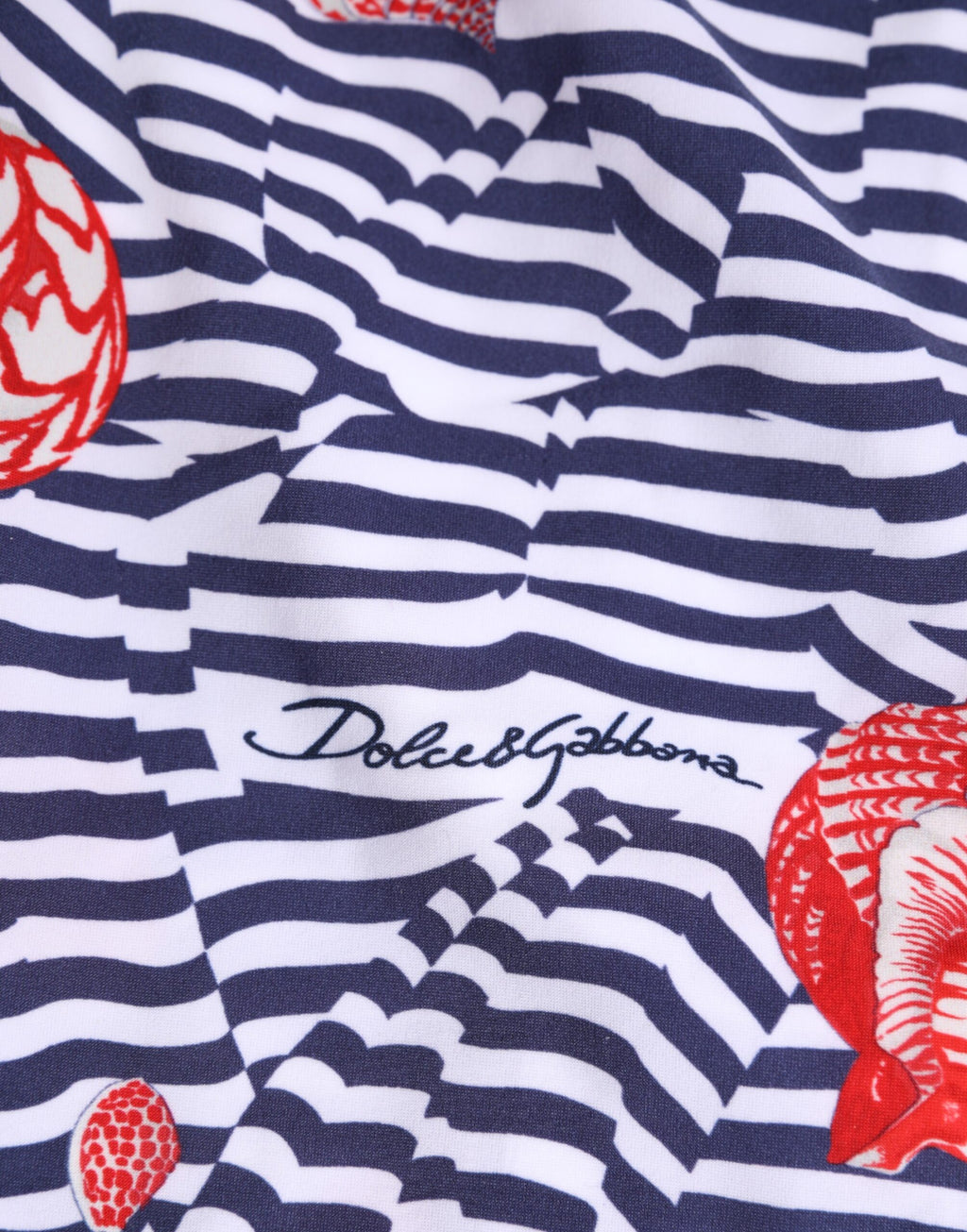 Maillot de bain à rayures multicolores Dolce &amp; Gabbana