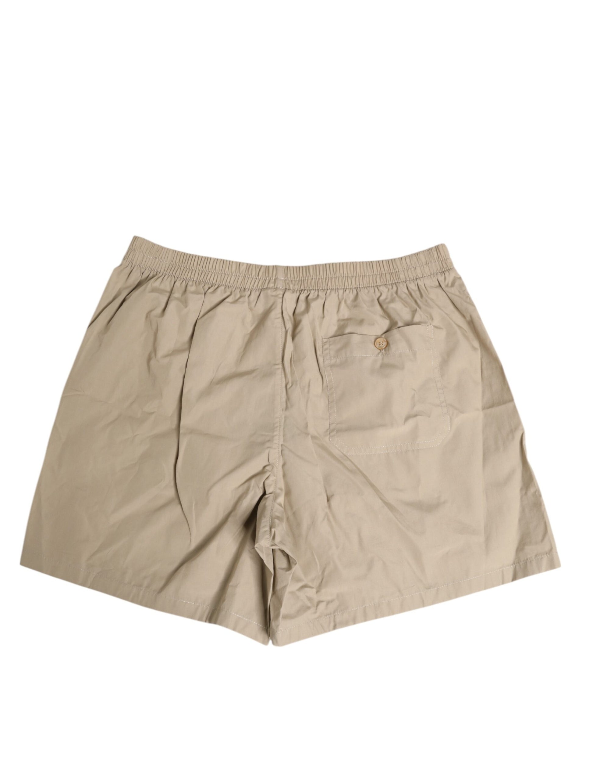 Boxer classique en coton beige Dolce &amp; Gabbana