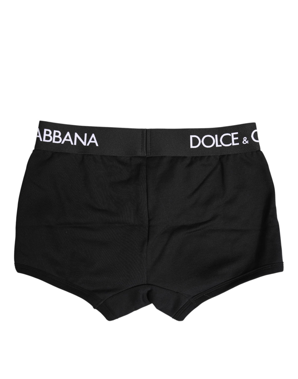 Boxer classique en coton stretch noir Dolce &amp; Gabbana