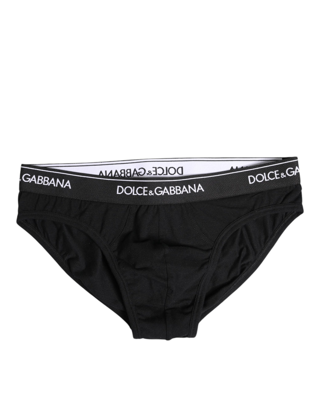 Sous-vêtement classique en coton stretch noir Dolce &amp; Gabbana