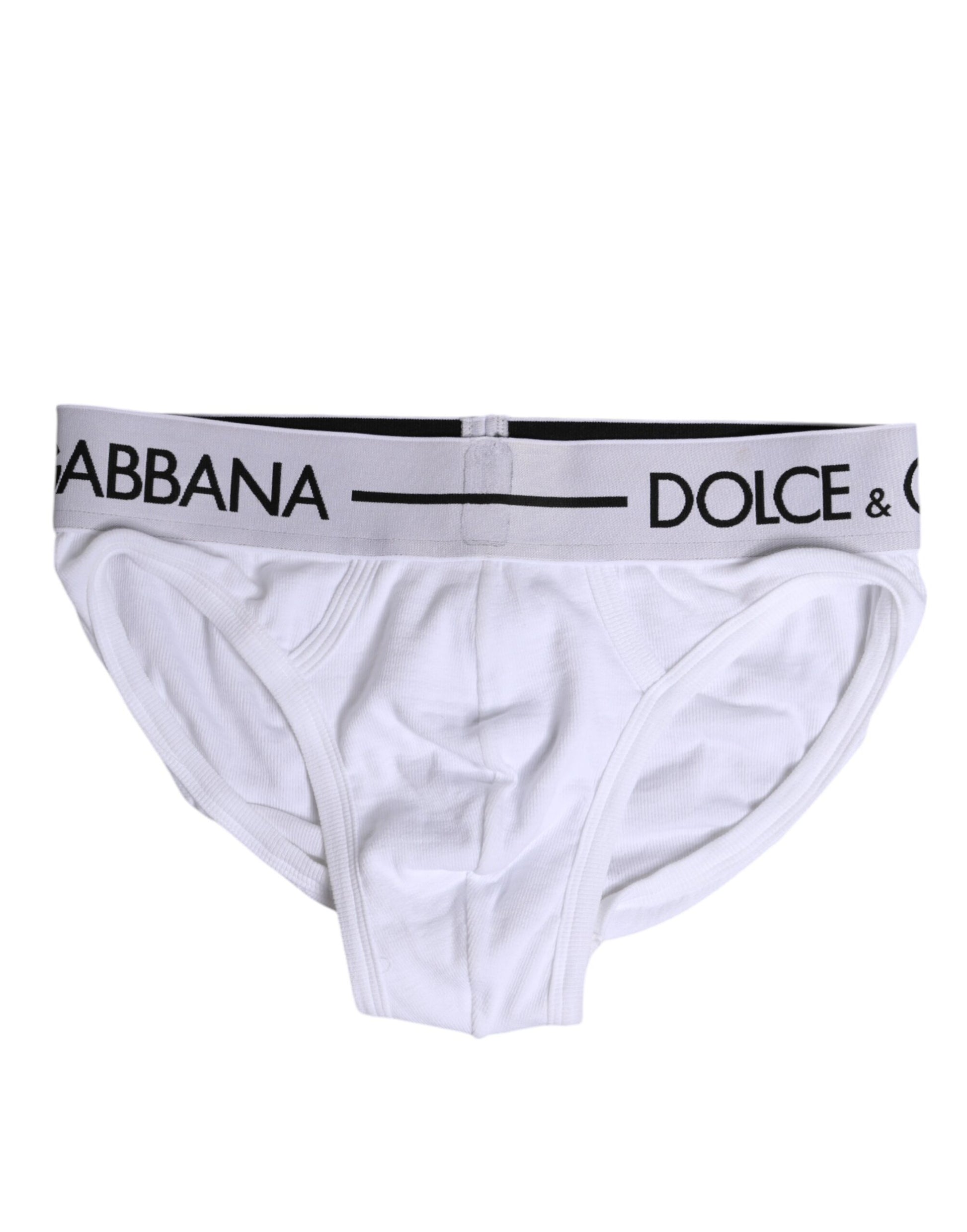 Sous-vêtement classique en coton stretch blanc Dolce &amp; Gabbana