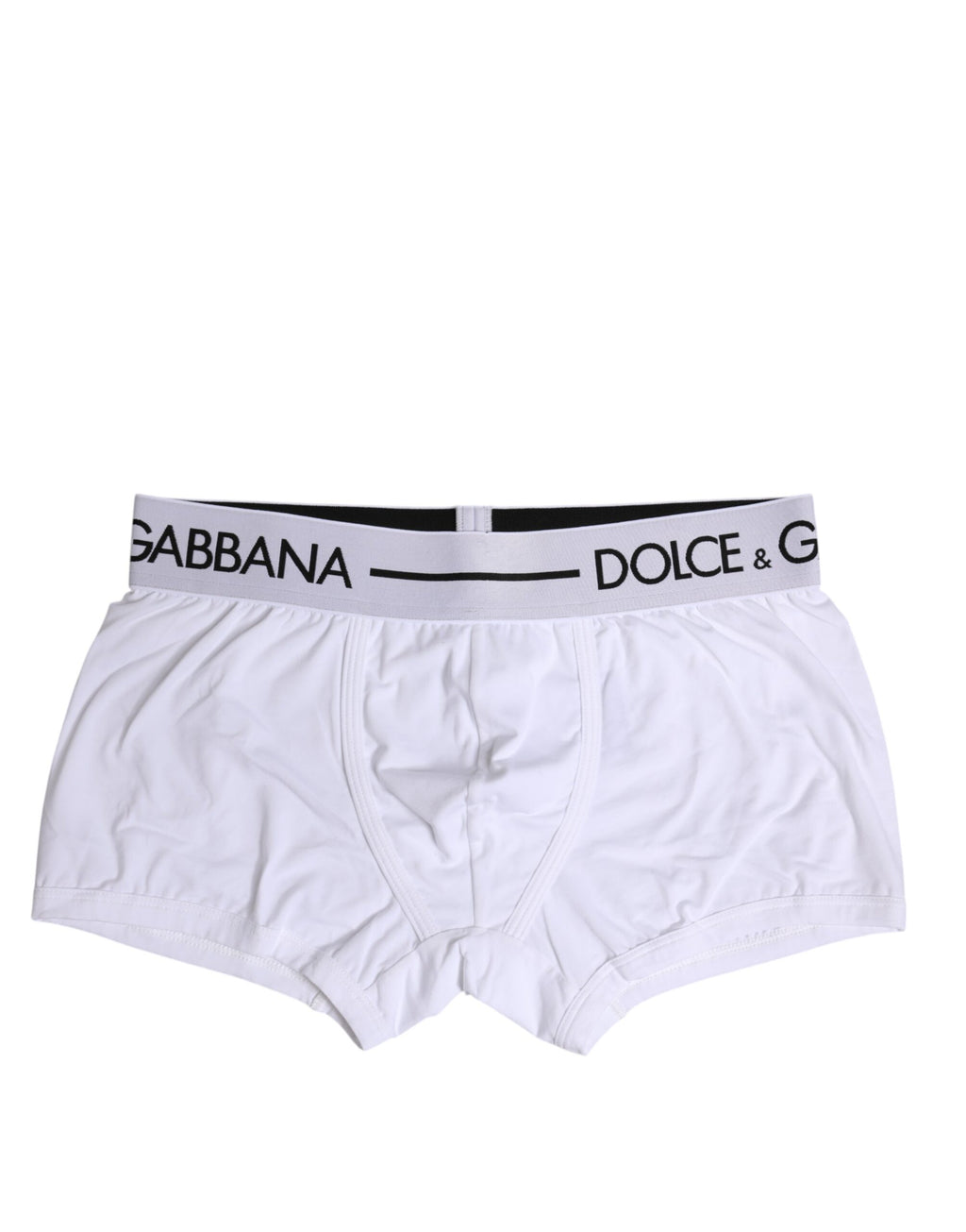 Boxer classique en coton stretch blanc Dolce &amp; Gabbana
