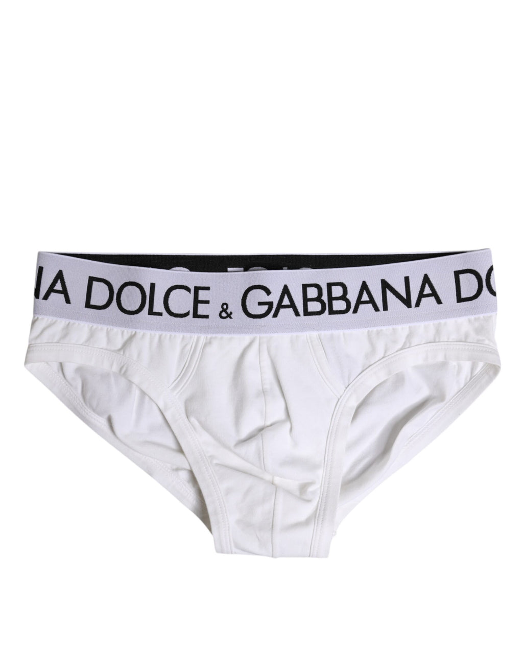 Sous-vêtement classique en coton stretch blanc Dolce &amp; Gabbana