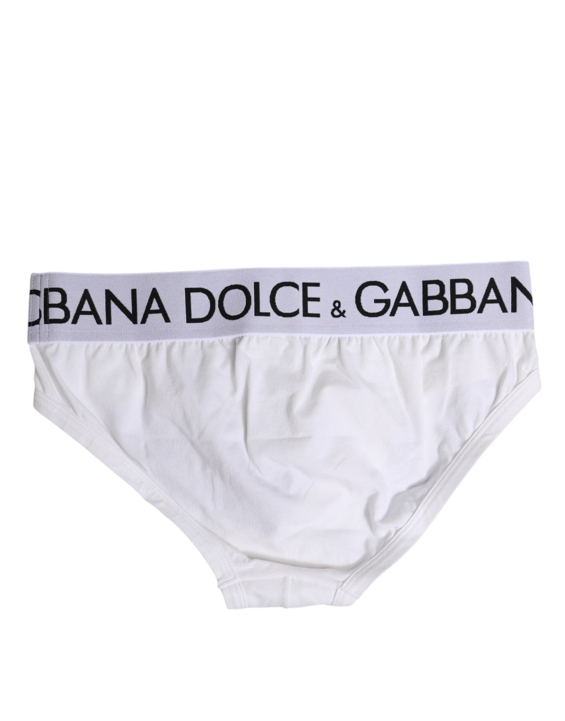 Sous-vêtement classique en coton stretch blanc Dolce &amp; Gabbana