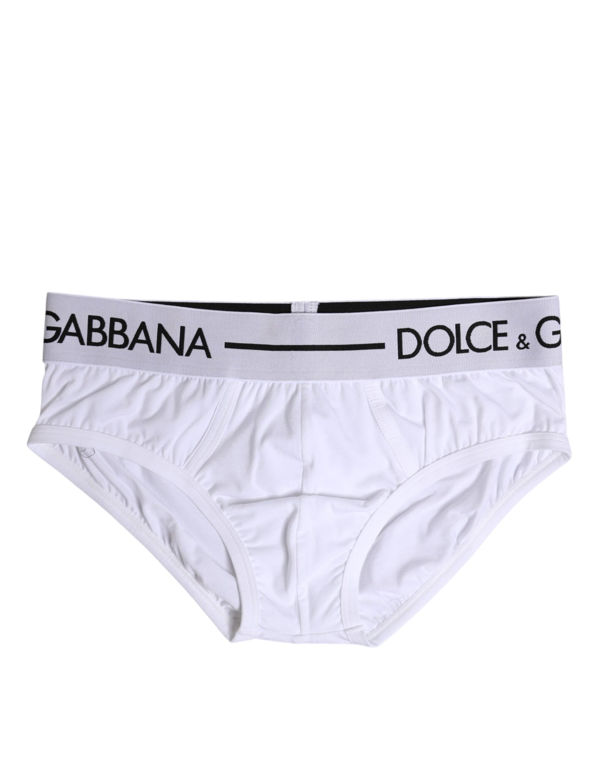 Sous-vêtement classique en coton stretch blanc Dolce &amp; Gabbana