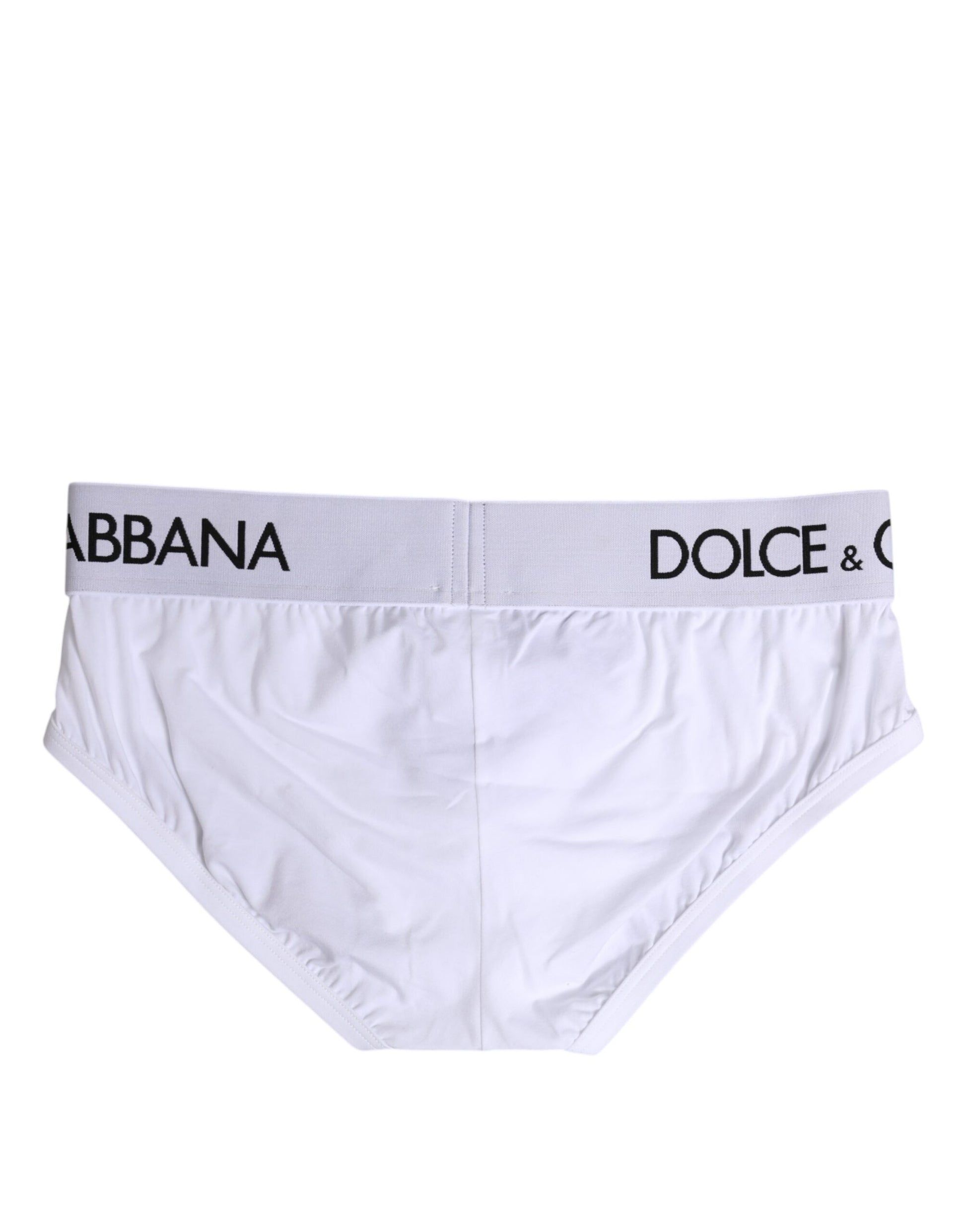 Sous-vêtement classique en coton stretch blanc Dolce &amp; Gabbana