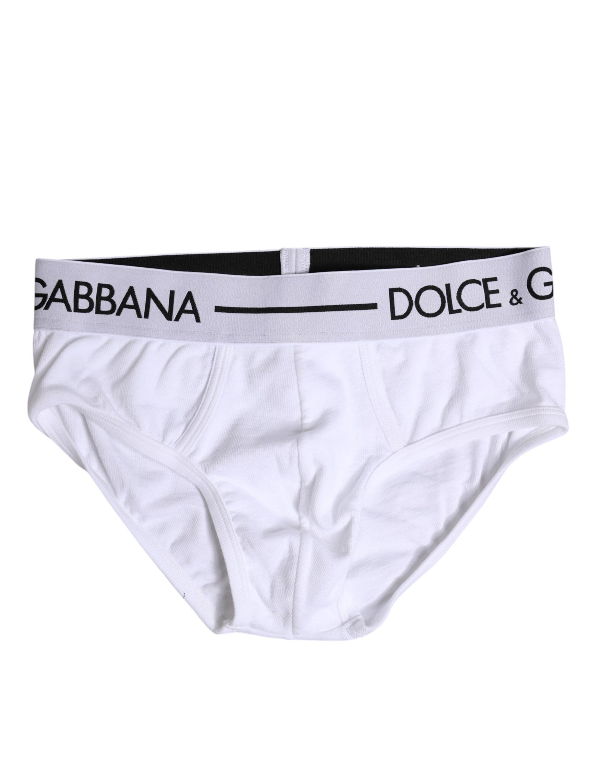 Sous-vêtement classique en coton stretch blanc Dolce &amp; Gabbana