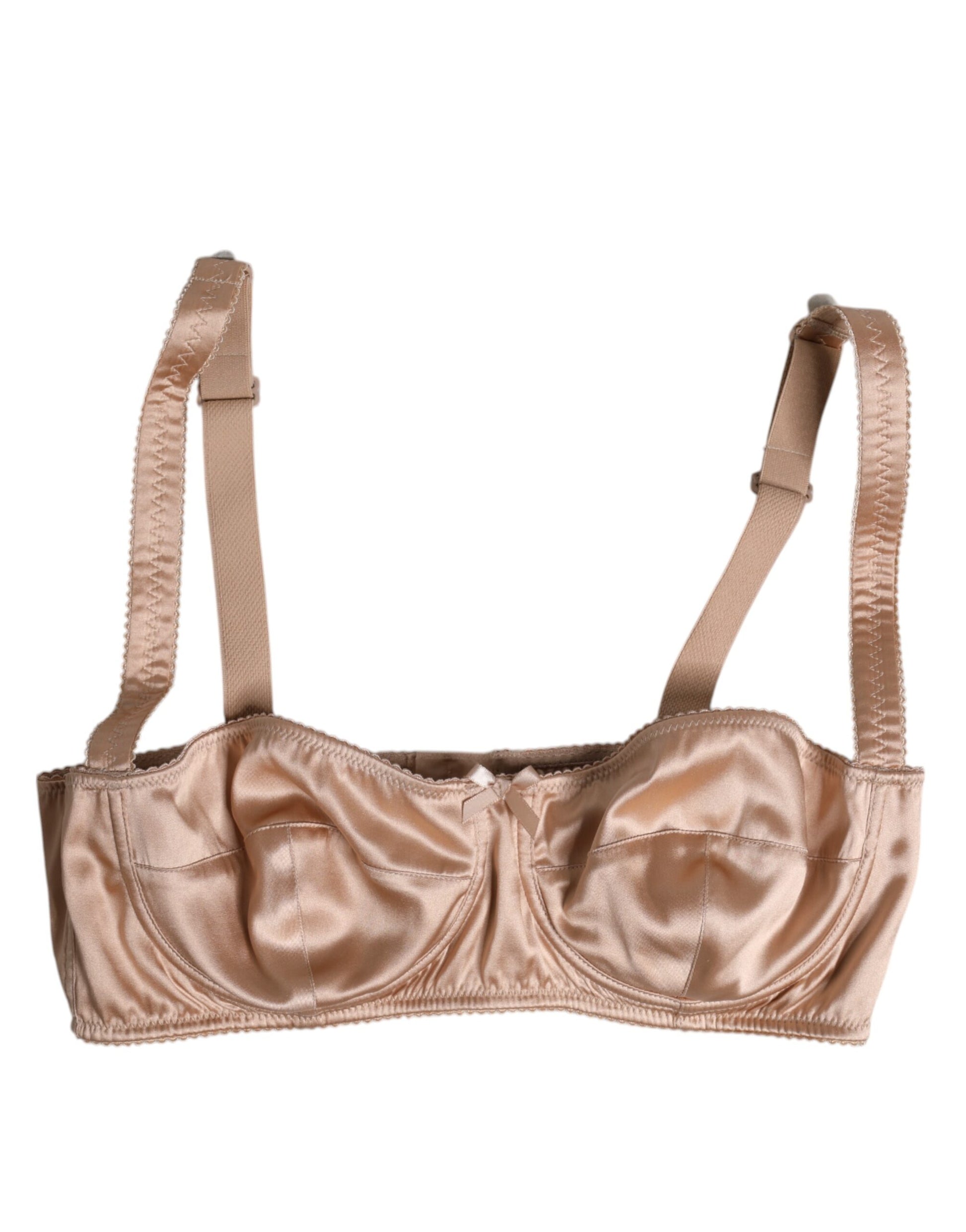Soutien-gorge balconnet à armatures rose pâle Dolce &amp; Gabbana