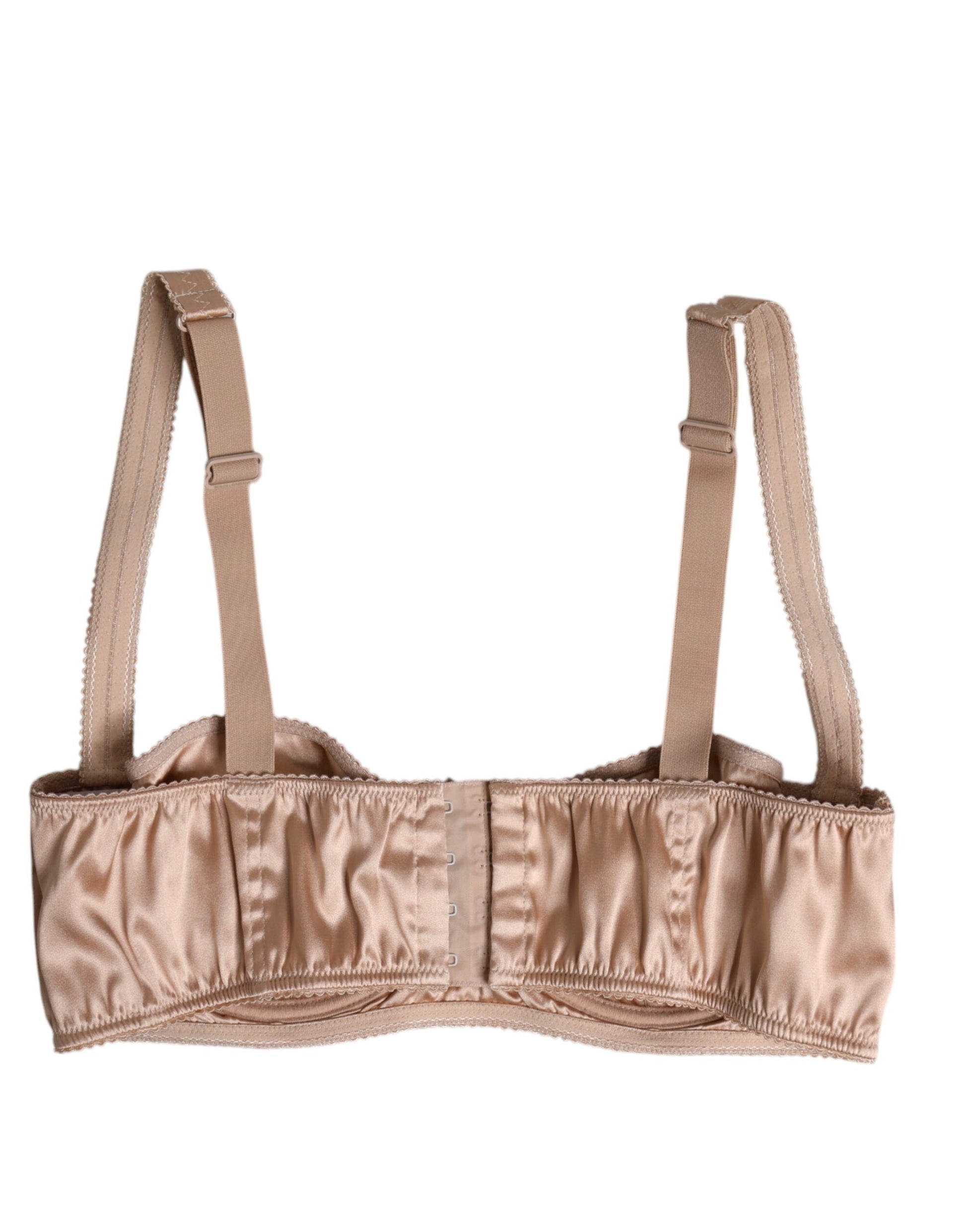 Soutien-gorge balconnet à armatures rose pâle Dolce &amp; Gabbana
