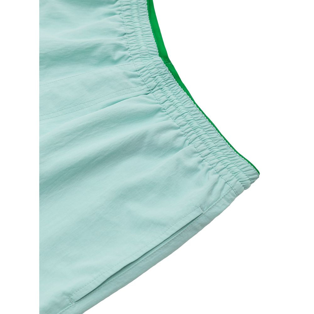 Short de bain Bottega Veneta en polyamide turquoise