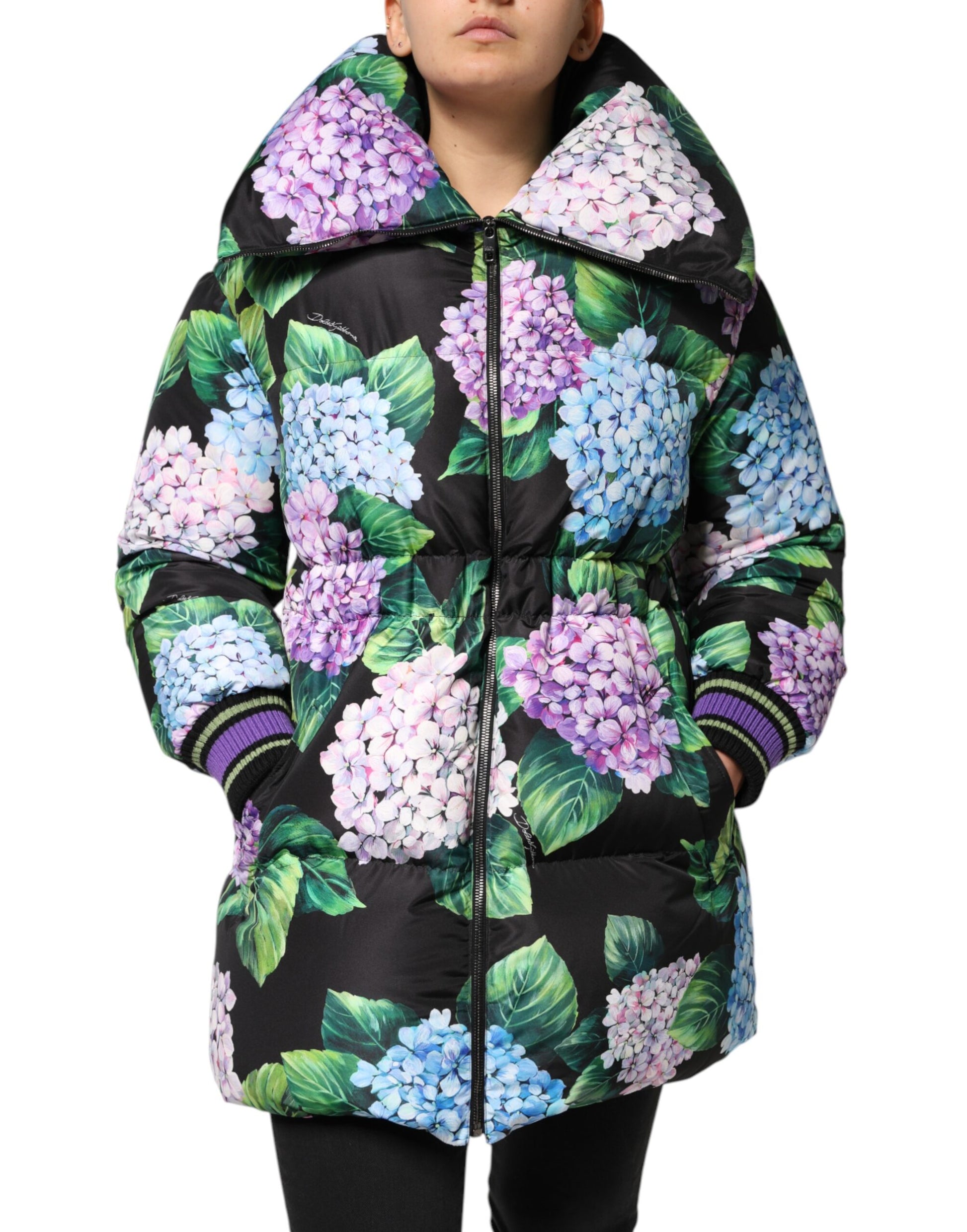 Dolce &amp; Gabbana Doudoune matelassée à imprimé floral multicolore