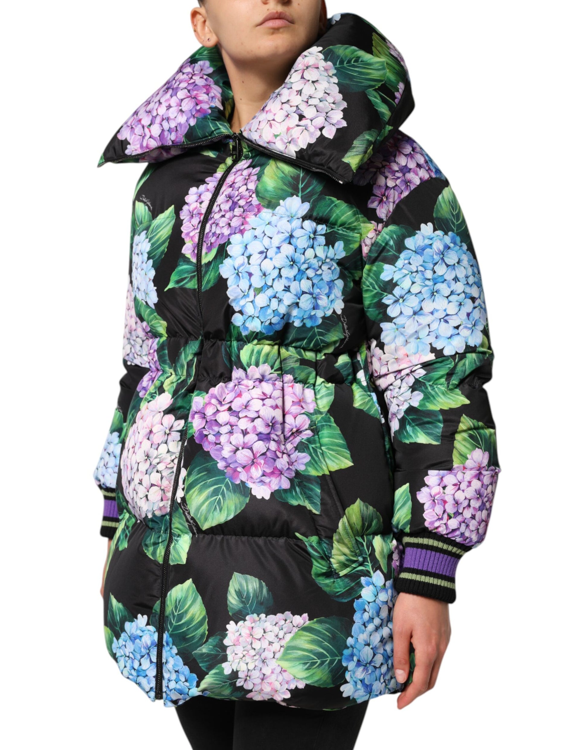 Dolce &amp; Gabbana Doudoune matelassée à imprimé floral multicolore