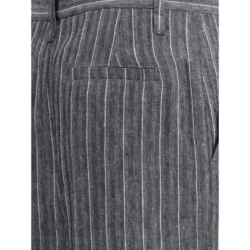 Pantalon en lin Brunello Cucinelli
