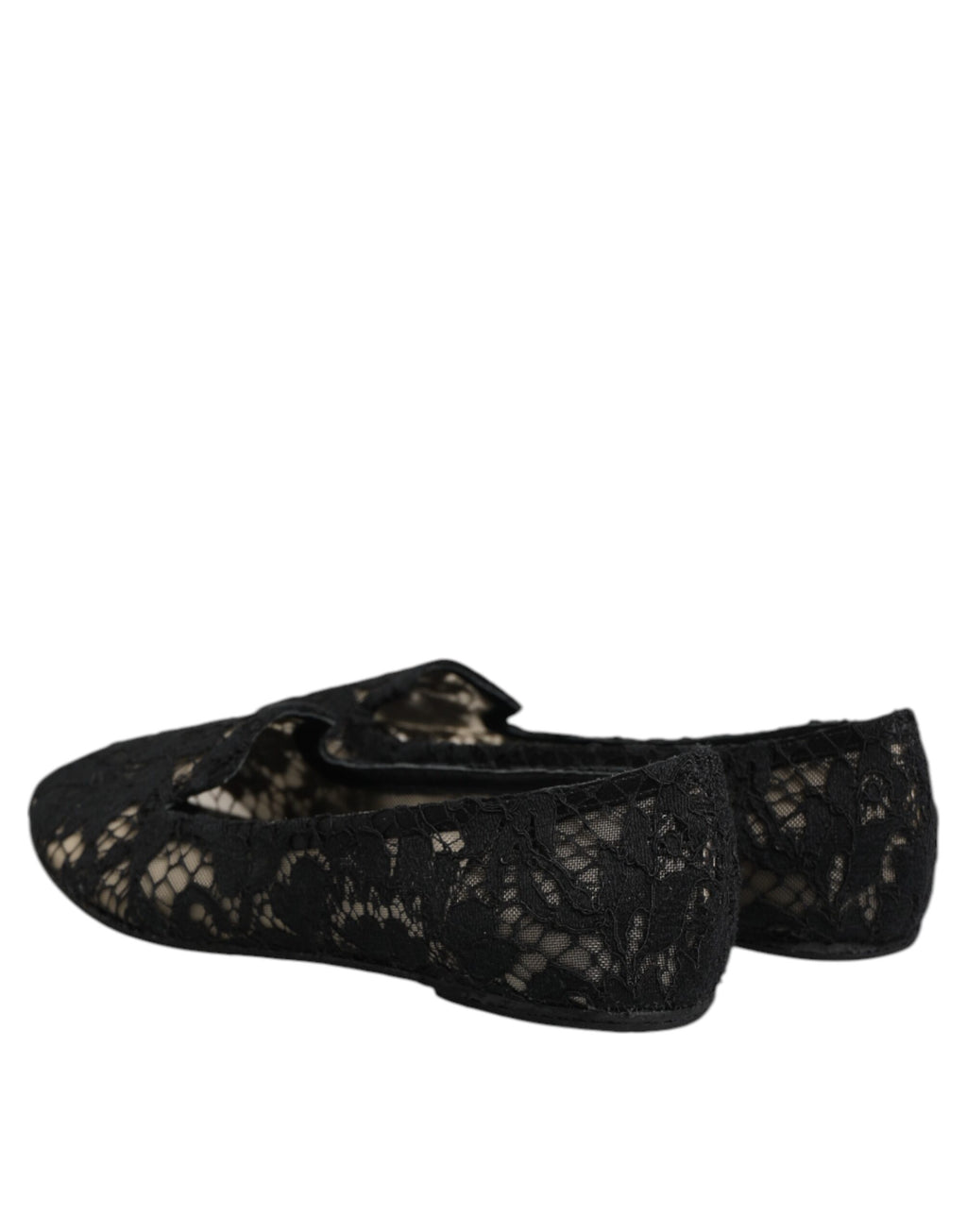 Chaussures plates à lacets noires Dolce &amp; Gabbana Taormina