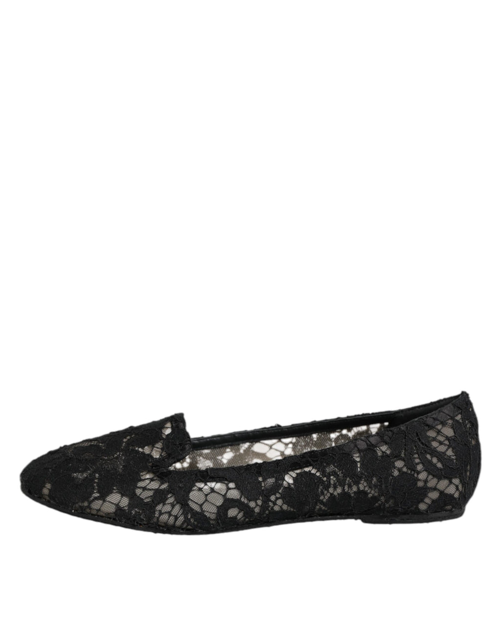 Chaussures plates à lacets noires Dolce &amp; Gabbana Taormina