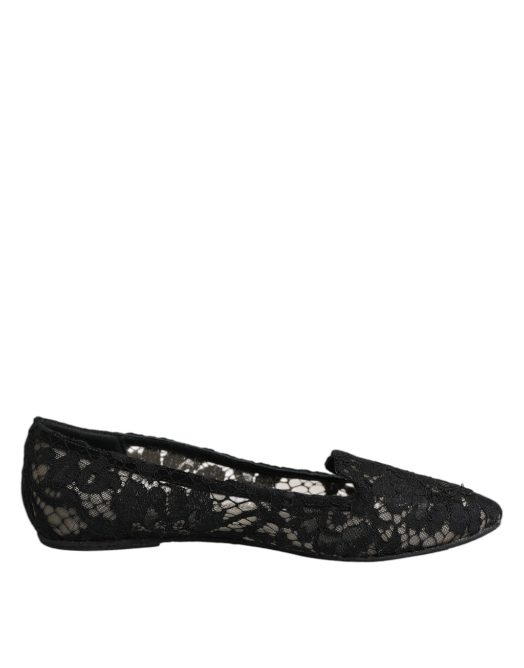 Chaussures plates à lacets noires Dolce &amp; Gabbana Taormina