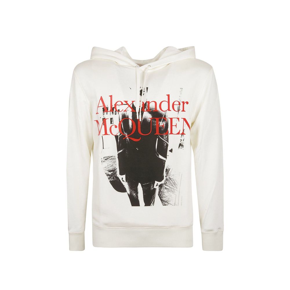 Sweat à capuche avec logo Alexander McQueen