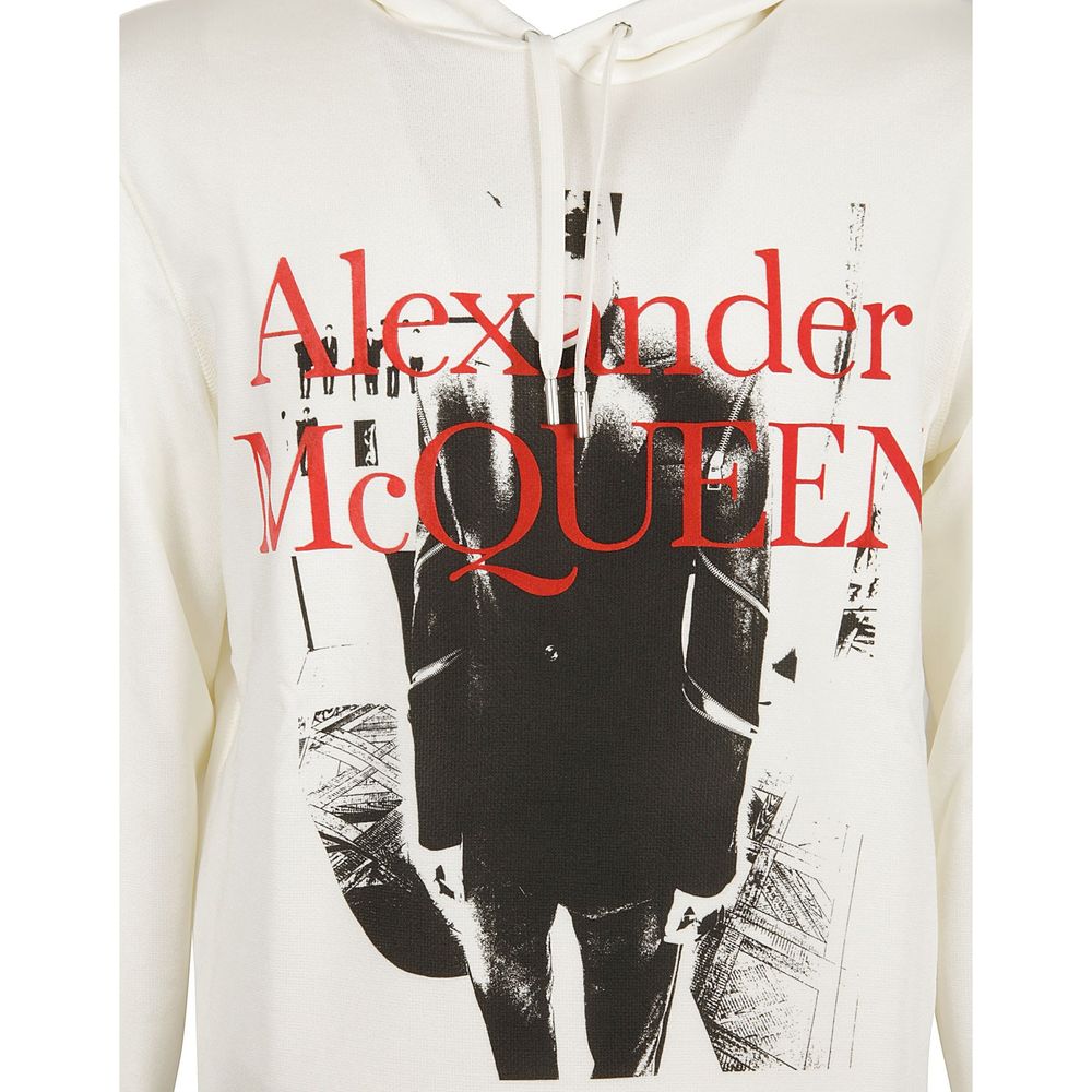 Sweat à capuche avec logo Alexander McQueen