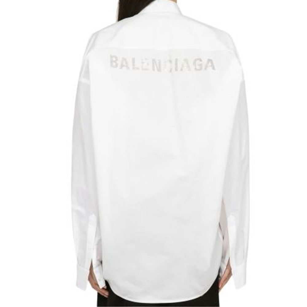 Chemise oversize en popeline Balenciaga