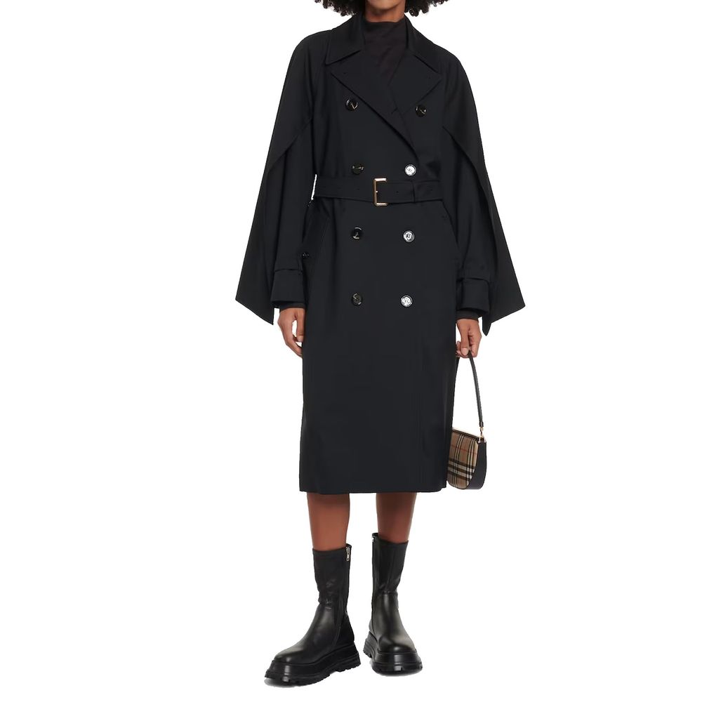 Trench-coat en laine mélangée Burberry
