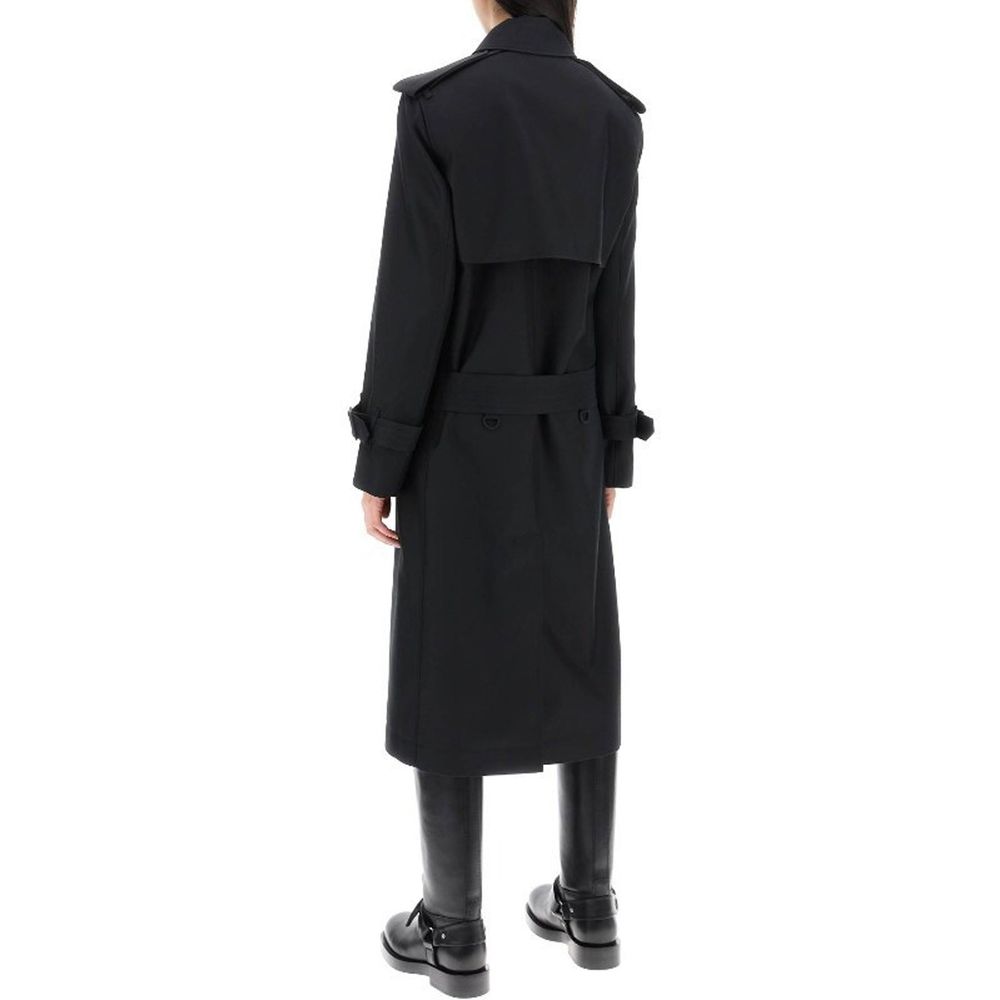 Trench-coat en soie mélangée Burberry