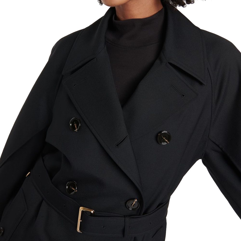 Trench-coat en laine mélangée Burberry