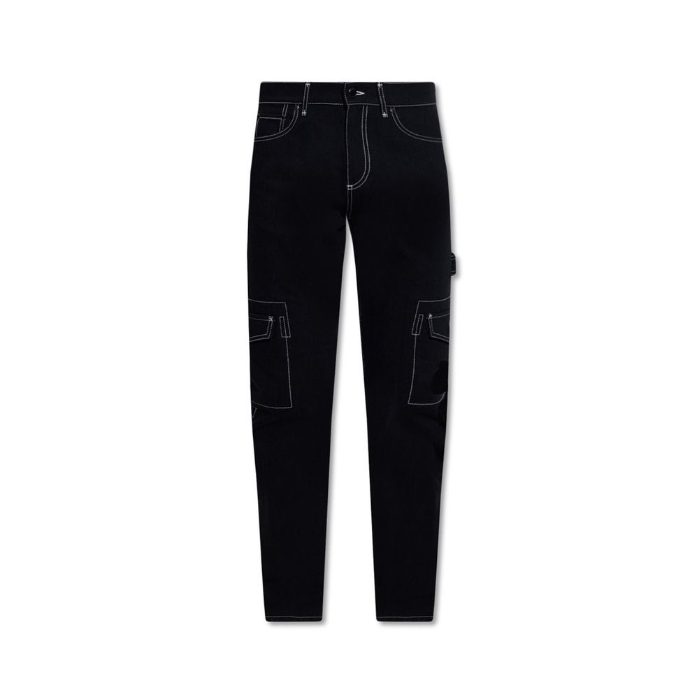 Pantalon cargo en denim Burberry