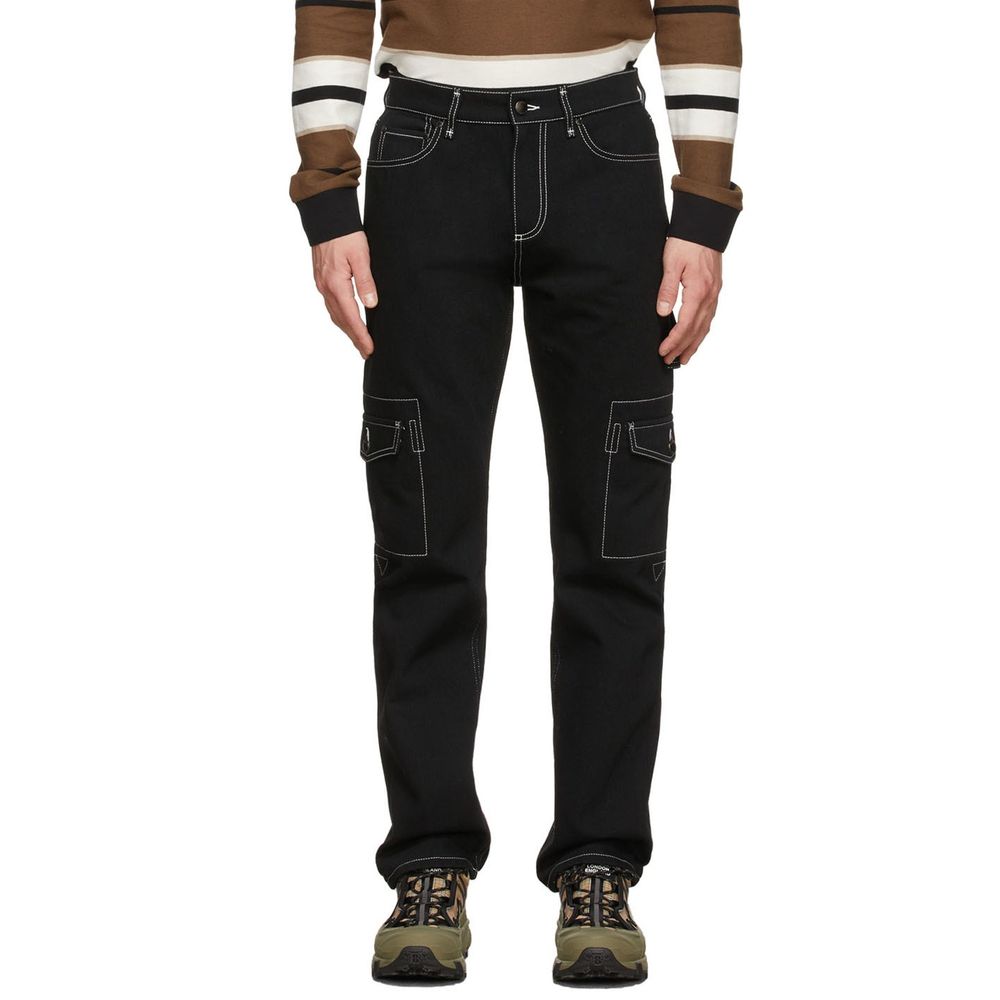 Pantalon cargo en denim Burberry