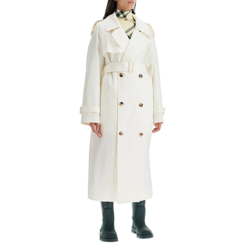 Trench-coat en soie Burberry