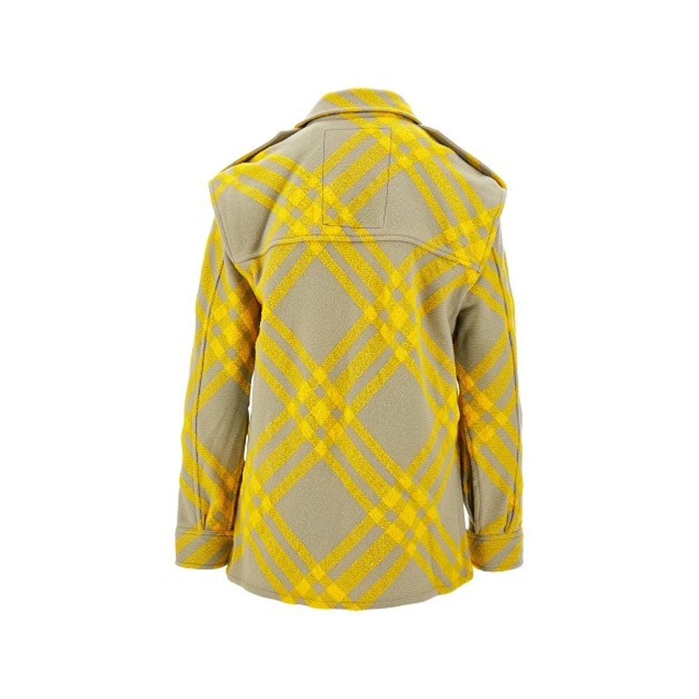 Veste à carreaux en laine Burberry
