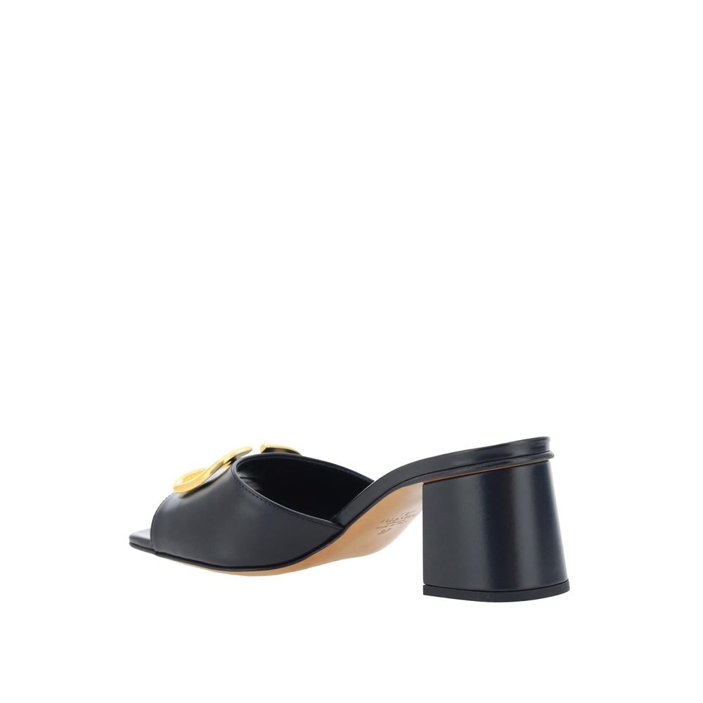 Sandales en cuir à logo Vlogo Valentino Garavani
