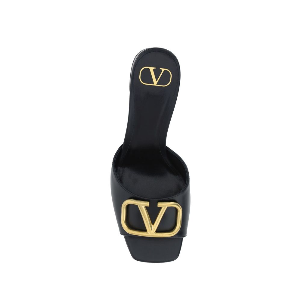 Sandales en cuir à logo Vlogo Valentino Garavani