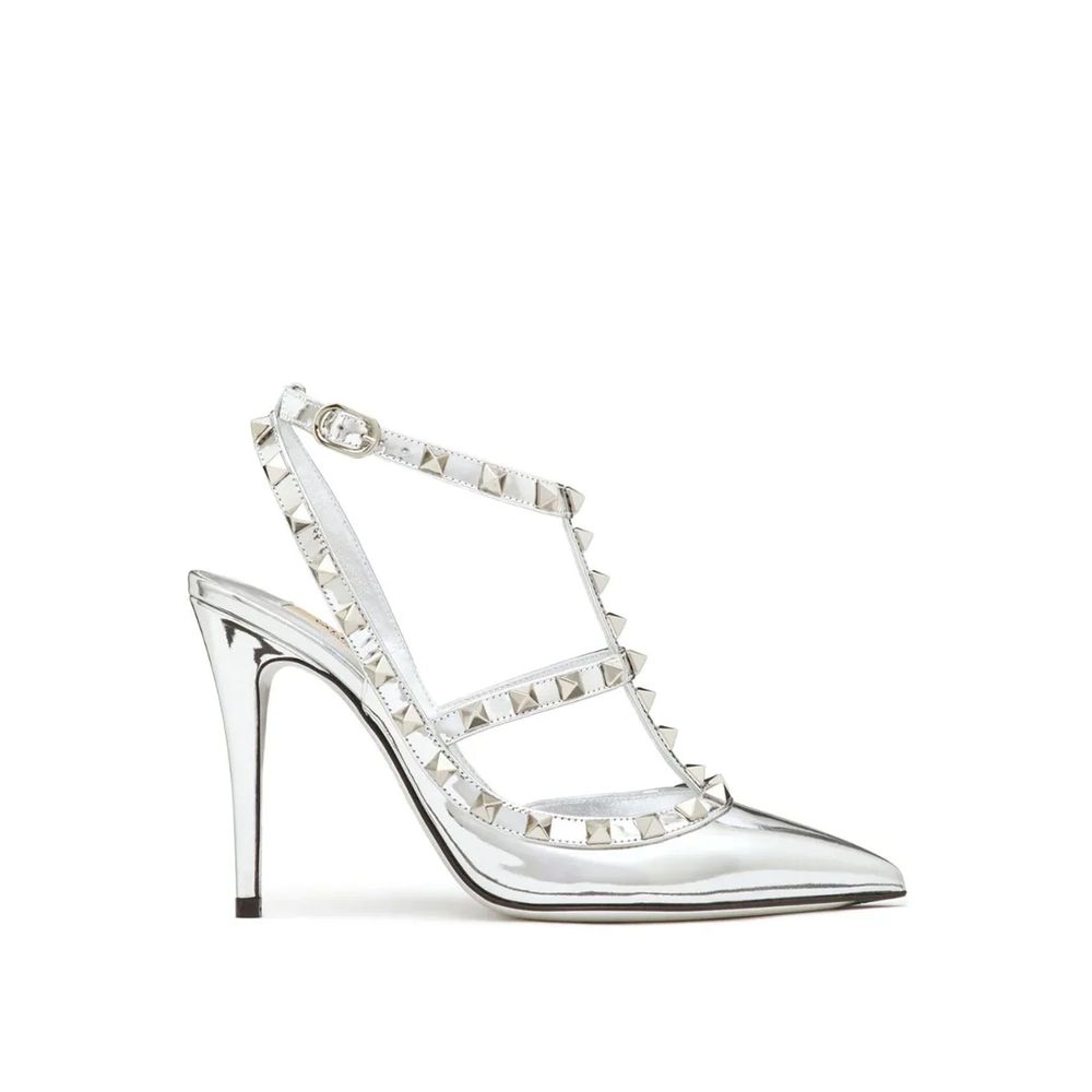 Escarpins en cuir Rockstud Valentino Garavani