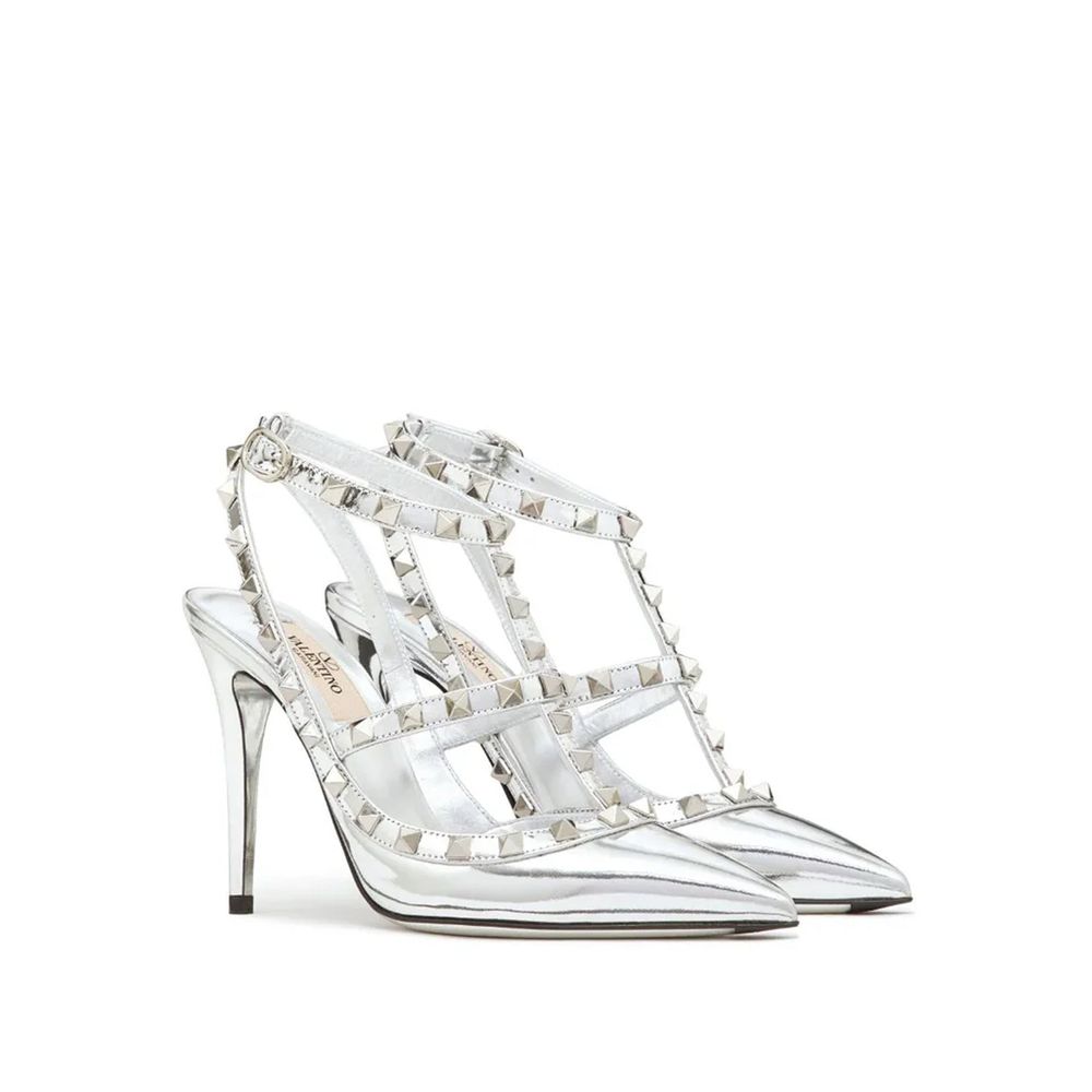 Escarpins en cuir Rockstud Valentino Garavani