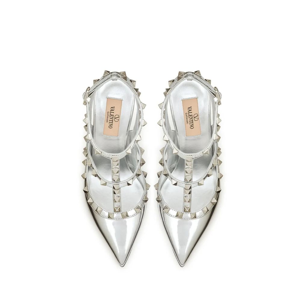 Escarpins en cuir Rockstud Valentino Garavani