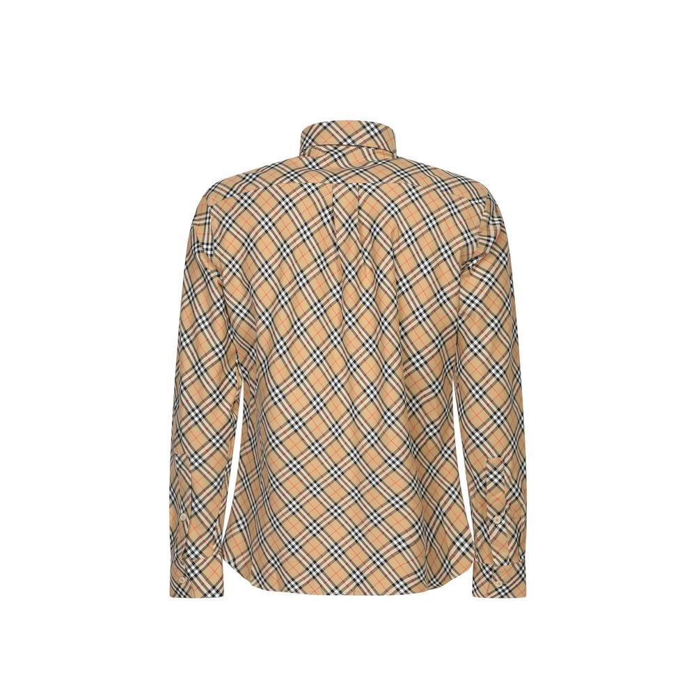 Chemise à carreaux Burberry Sand