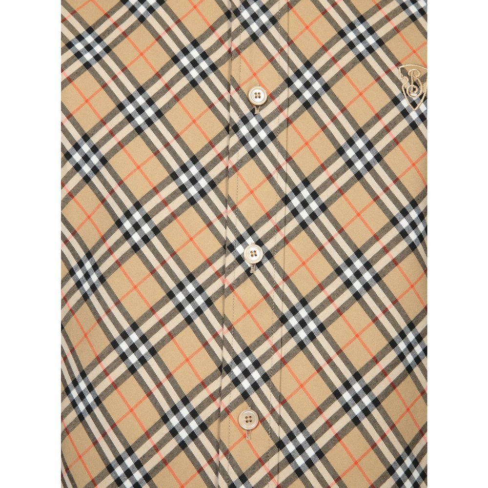 Chemise à carreaux Burberry Sand